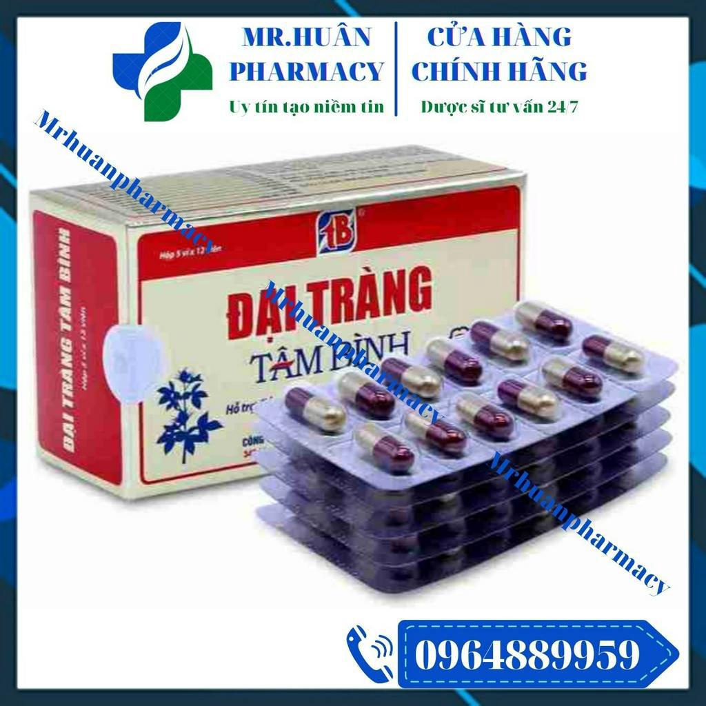 Đại Tràng Tâm Bình (Hộp 60 viên) - Xua tan nỗi lo viêm đại tràng, đầy hơi, khó tiêu, tiêu chảy.