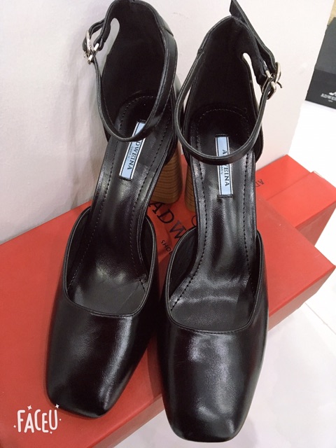 GIÀY ĐẾ VUÔNG MŨI TRÒN QUAI HẬU  A017A51 - Kèm VIDEO - FRESHIP