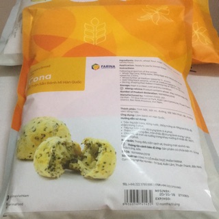 Bột mỳ trộn sẵn Hàn Quốc Cona