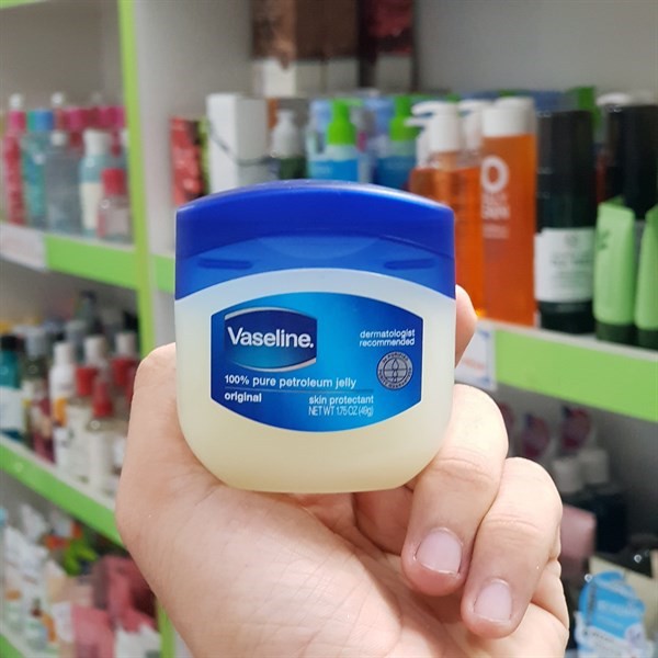 (auth) Sáp dưỡng ẩm Vaseline 100% Pure Petroleum jelly Original 49g