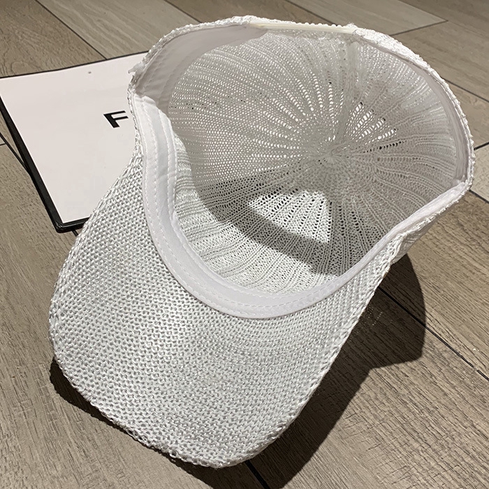 Korean style breathable faux stone cap for women