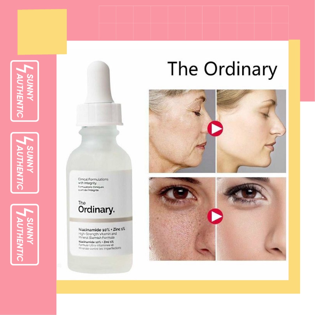 Tinh chất giảm mụn và giảm thâm The Ordinary Niacinamide 10% + Zinc 1%