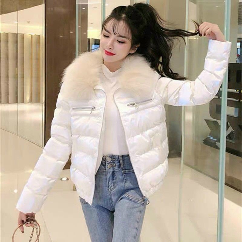 _ Áo phao bóng cổ lông SIÊU NHẸ