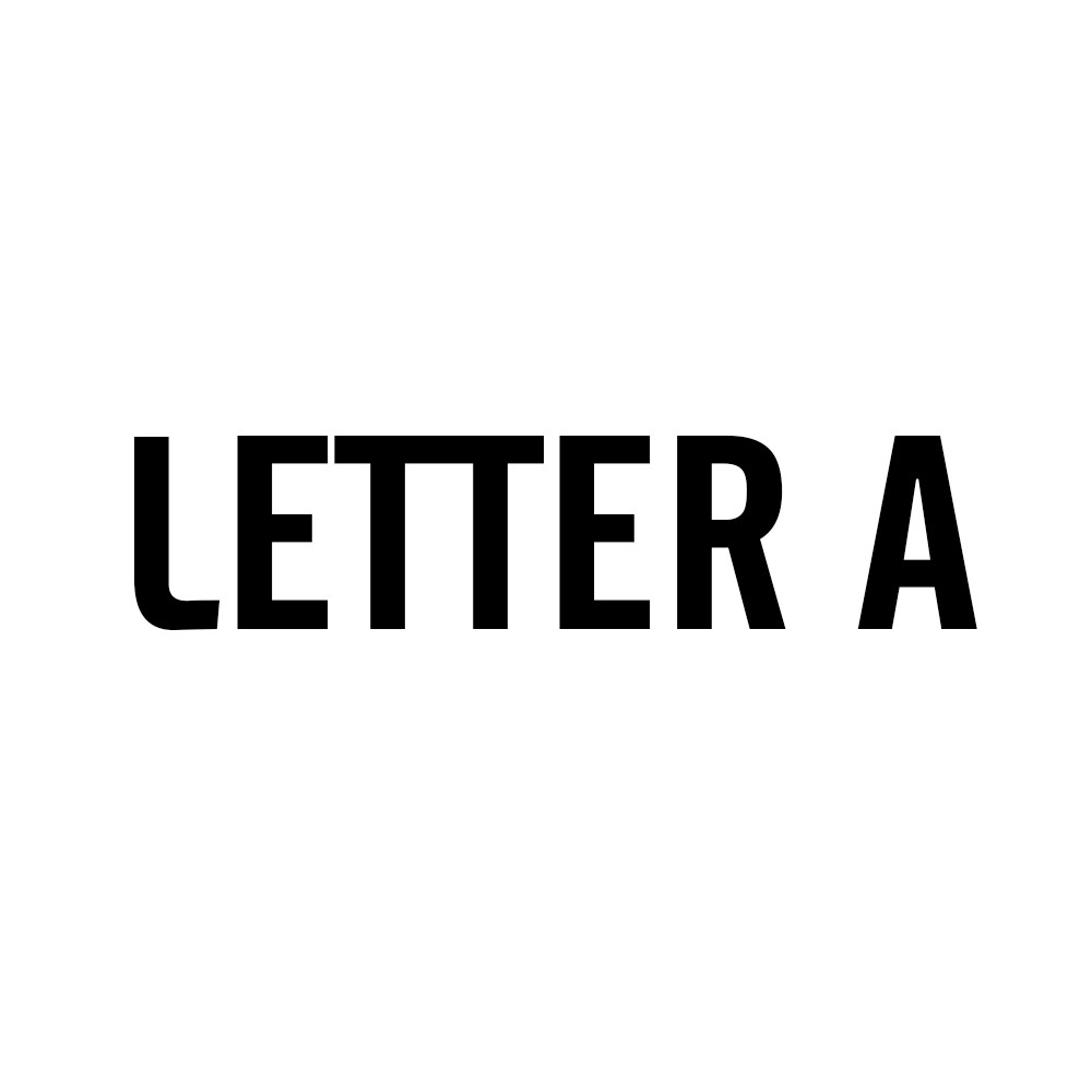 Letter A