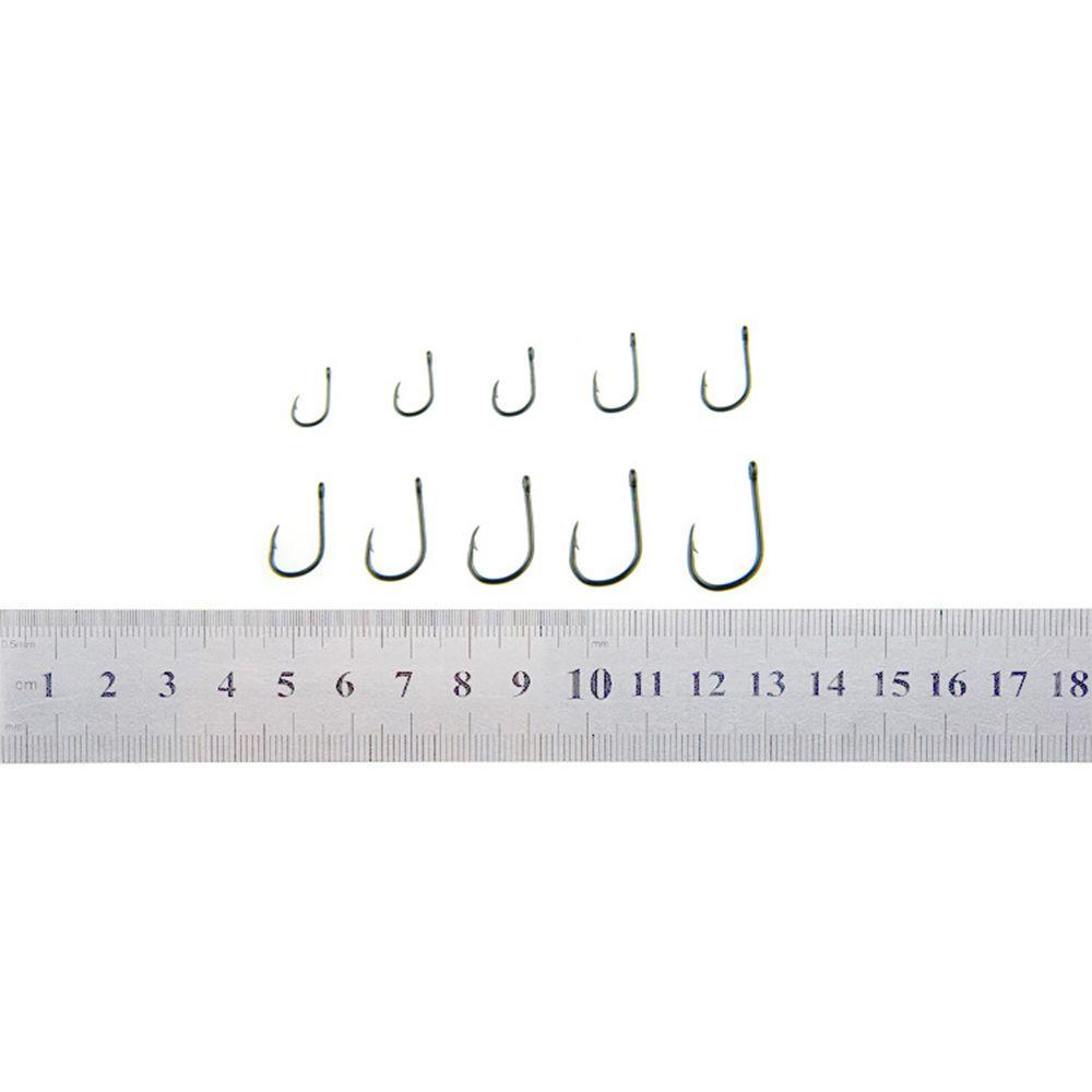 Set 100 Lưỡi Câu Cá Sắc Bén 10 Kích Thước 3 Kích Cỡ# - 12# Cá