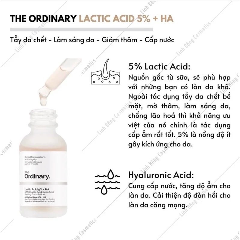 [𝓞𝓻𝓭𝓲𝓷𝓪𝓻𝔂]Serum Sáng da giảm thâm Lactic Acid 5% / 10% + HA - The Ordinary | BigBuy360 - bigbuy360.vn