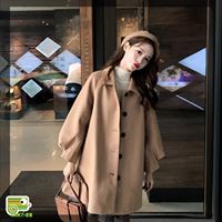 ÁO KHOÁC DẠ DÁNG RỘNG NHIỀU CÚC PHONG CÁCH HÀN QUỐC