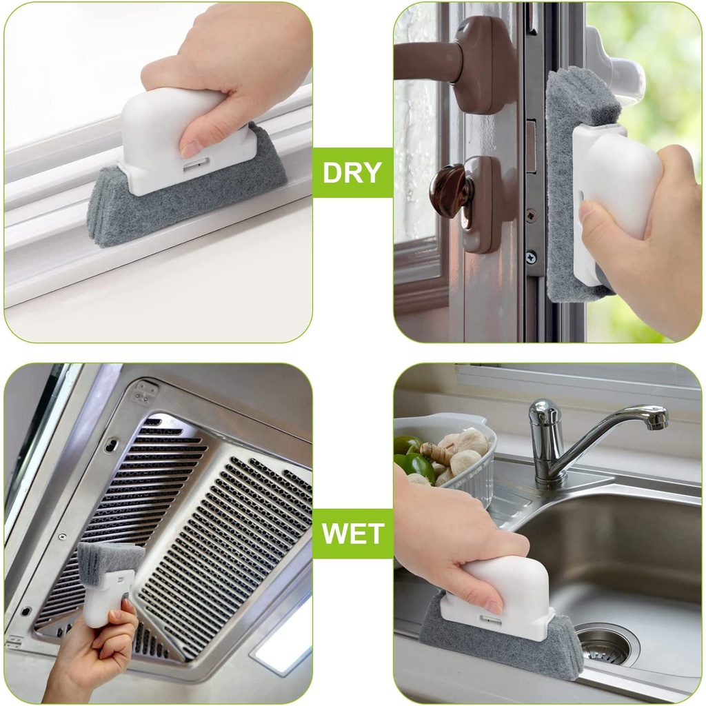 Bàn Chải Làm Sạch Rãnh Cửa Sổ 2 Trong 1
