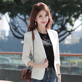Áo Khoác Vest Tay Lỡ Ôm Dáng Phong Cách Hàn Quốc 2020 Thanh Lịch Cho Nữ