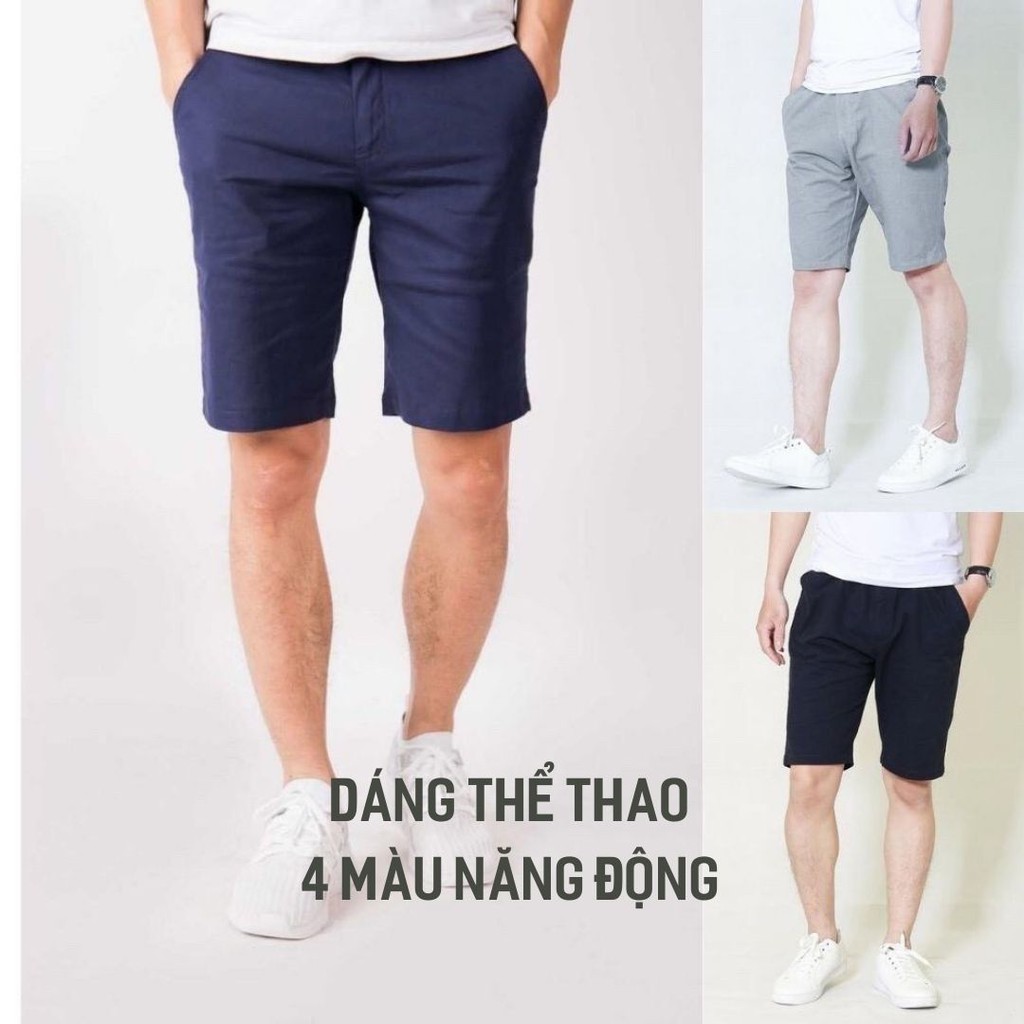 Quần short Quần ngố đũi Nam siêu thoáng mát Dáng trẻ trung Teeviet ND02