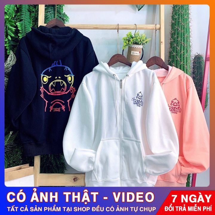 Áo hoodie unisex ⭐️ SIÊU HOT ⭐️ Áo khoác hoodie nỉ có mũ dáng rộng, phong cách cá tính cho cả nam và nữ