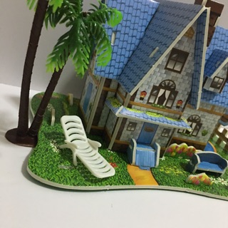 Ghế nhựa mô hình trang trí nhà mô hình, bãi biển Beach chair