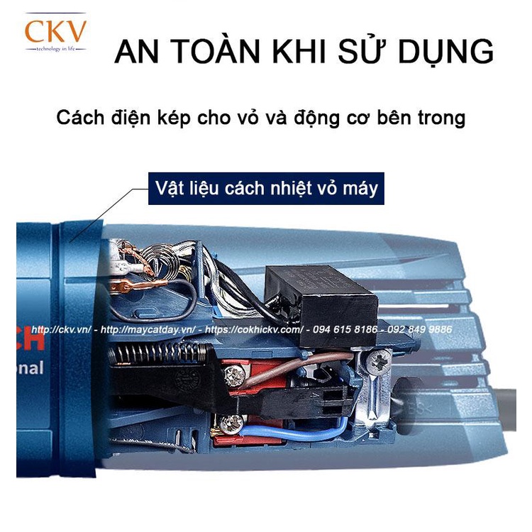 Máy vát mép chạy bằng điện cầm tay C0.1 - C4.0 CKV-100