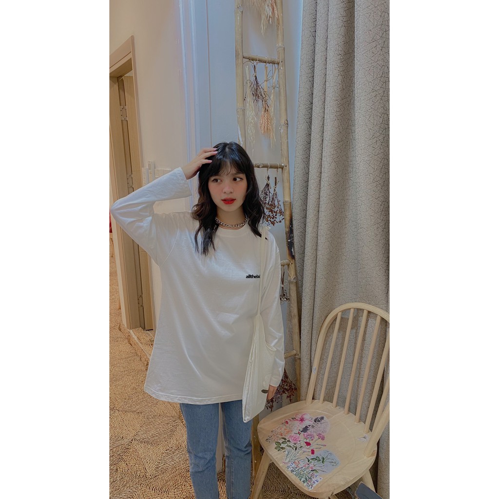 Áo thun dài tay form rộng Streetwear - All The Basic
