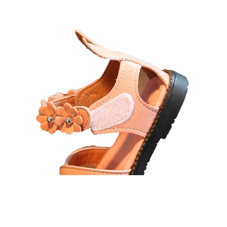 Giày sandal cho bé gái 1 – 3 tuổi quai chéo gót tai thỏ BBShine – S13
