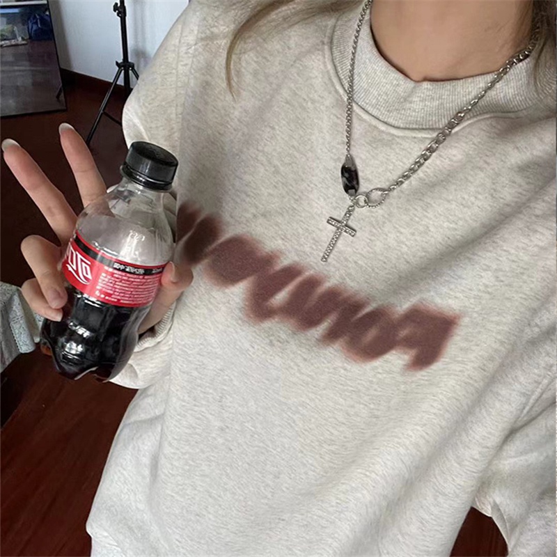 NRVP Áo Hoodie Dáng Rộng Thời Trang Hàn Quốc 2022 Dành Cho Nữ