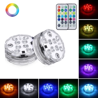 Đèn led chống thấm nước sử dụng pin điều khiển từ xa dùng trang trí hồ bơi