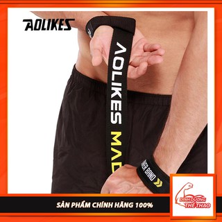 2 chiếc Dây kéo lưng có logo in nổi cực chất Phụ Kiện Gym Aolikes - Dây kéo lưng trơn cao cấp (7637).