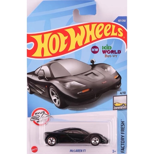 Xe mô hình Hot Wheels basic McLaren F1 HCT93.