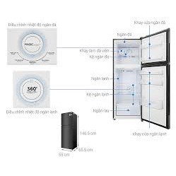 Tủ lạnh Aqua Inverter AQR-T249MA PB 235 lít [ Miễn phí giao hàng tại Hà Nội ]