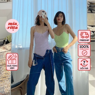 Set bodysuit 2 dây cúp ngực tôn dáng summer Mia Ritta A2080