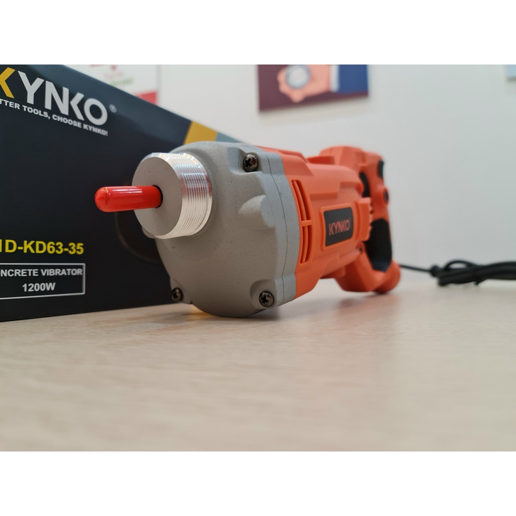 Máy đầm rùi bê tông cầm tay chính hãng Kynko Z1D- KD63 -35 siêu khỏe
