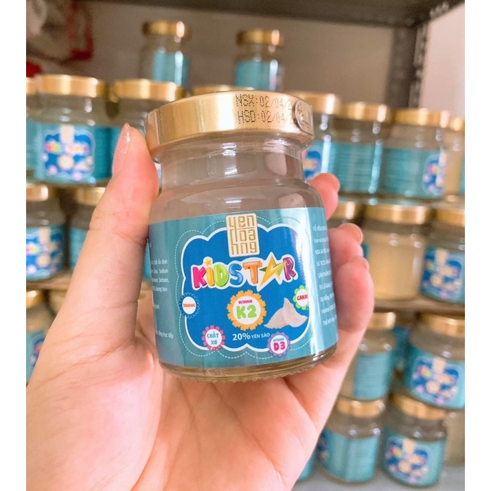 SET 10 HŨ YẾN SÀO CAO CẤP KIDSTAR 20% YẾN