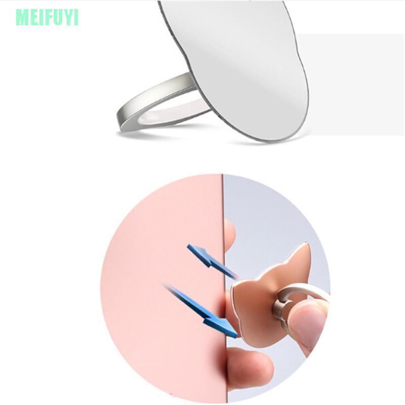 Nhẫn Đỡ Điện Thoại Hình Mèo Xoay 360 Độ