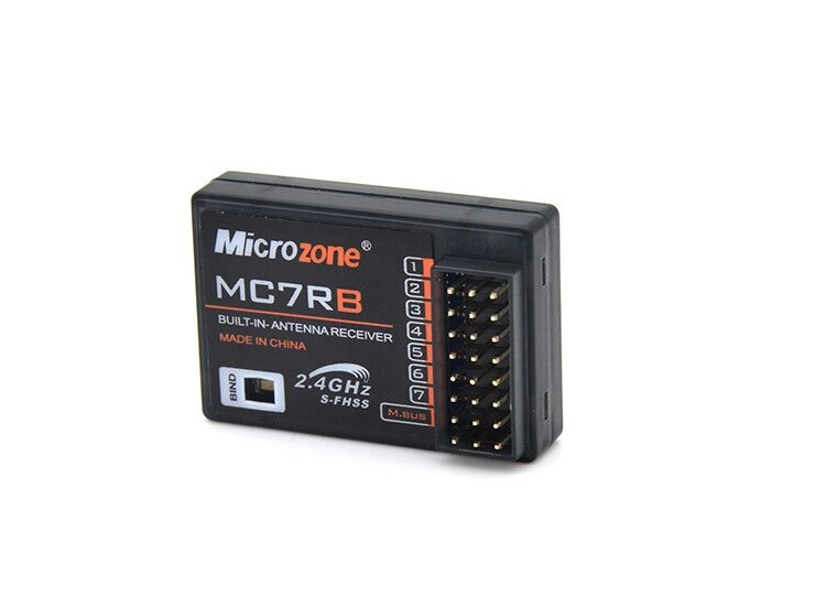 Máy bay RC / sở thích mô hình / bộ phận điều khiển từ xa MICRO ZONE 2.4G S-FHSS 7 kênh Bộ thu MC7RB cho MC6C REMOTE 