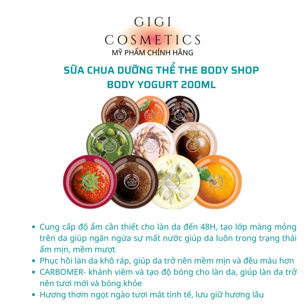 Sữa chua dưỡng thể The Body Shop Yogurt 200ml