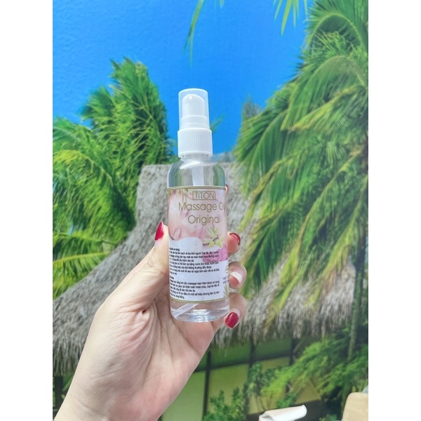 Tinh dầu massage body chai bé 100ml tiện lợi hương hoa hồng