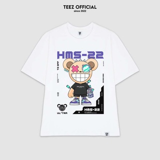 [XẢ NGHỈ BÁN] Áo Thun Unisex Nam Nữ TEEZ - TZ1063 Form Rộng Tay Lỡ Freesize