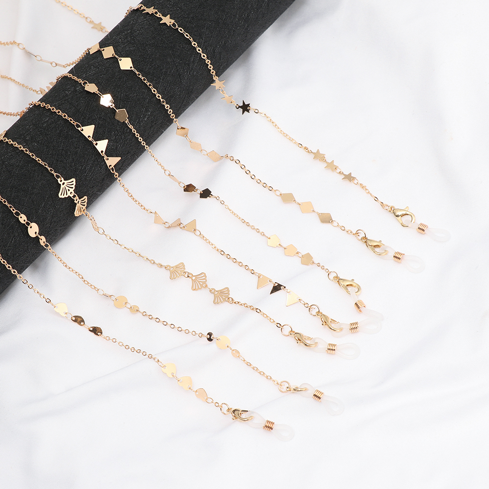 Dây đeo mắt kính chất liệu kim loại nhiều màu sắc thời trang