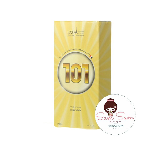 Nước hoa Unisex 101 EXO SHIRLEY PARIS FRAGRANCE Thái Lan 100ml