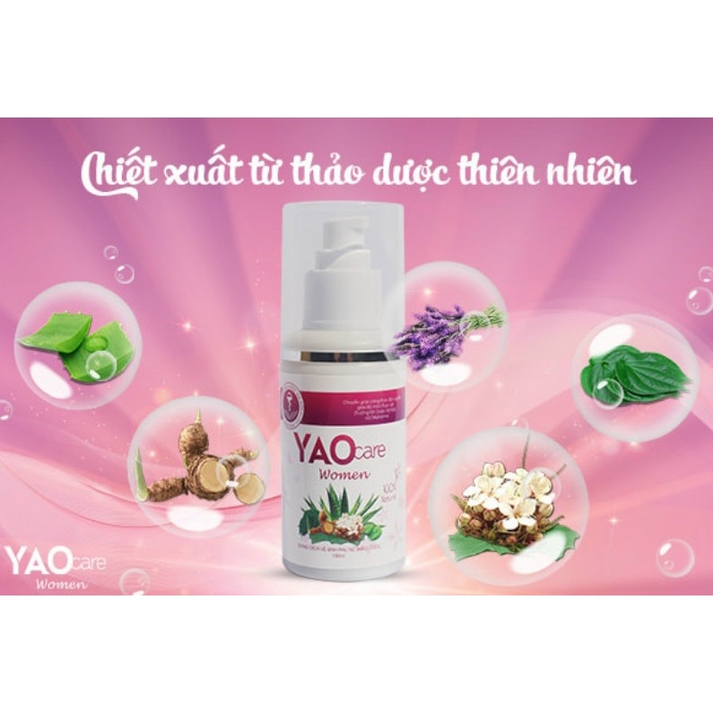 Dung dịch vệ sinh thảo dược Yaocare Women Dk Pharma 100ml