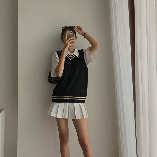 Chân váy tennis trơn 668