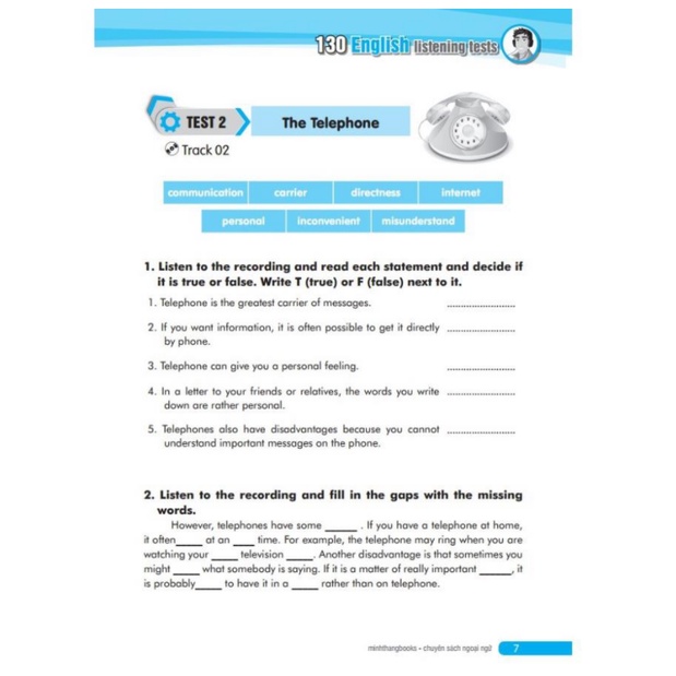 Sách - 130 bài luyện nghe tiếng Anh ( Kèm CD)