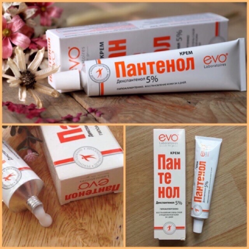 Kem bôi vết bỏng EVO Panthenol 5% Nga