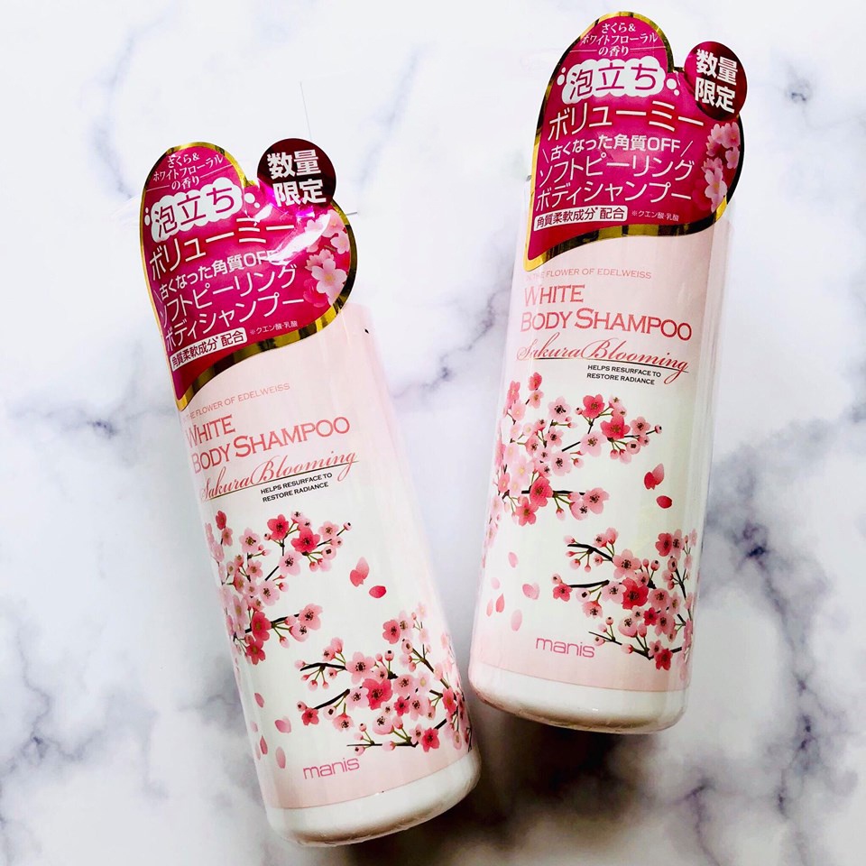 Sữa Tắm Trắng Da Dưỡng Ẩm Hương Hoa Anh Đào S Select Nhật Bản 450ml