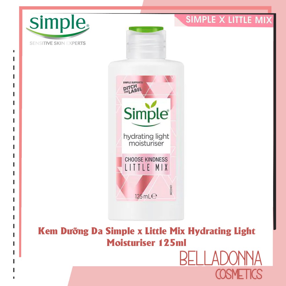 [MẪU MỚI] Kem Dưỡng Da Simple Hydrating Light Moisturiser 125ml | BigBuy360 - bigbuy360.vn