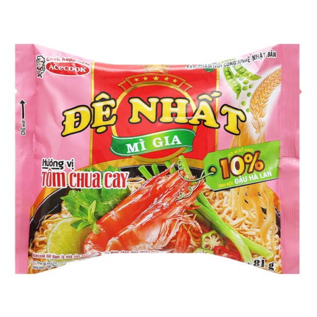 THÙNG 30 GÓI MÌ ĐỆ NHẤT THỊT BẰM/ TÔM CHUA CAY | BigBuy360 - bigbuy360.vn