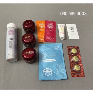 Bộ kem yiqi đỏ 4 sản phẩm: 3 kem + 1 srm