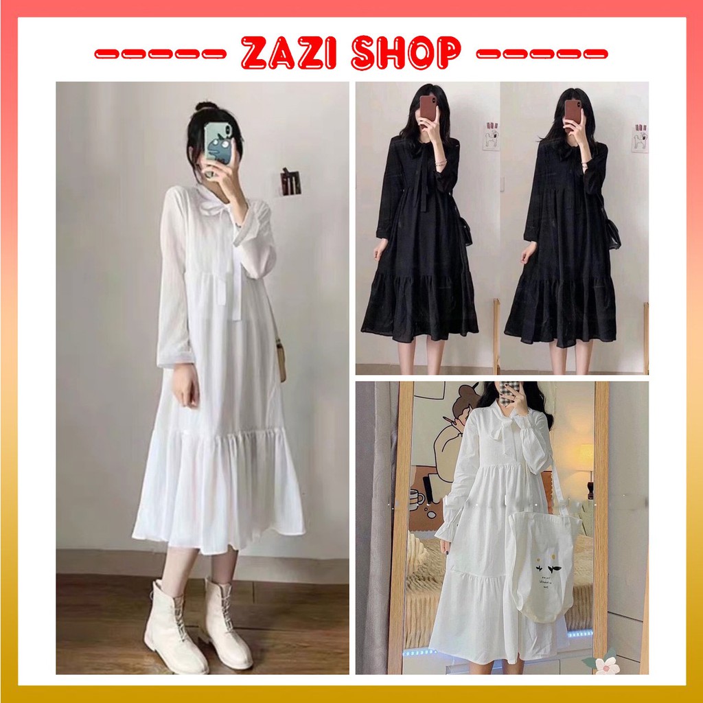 Váy babydoll trắng 💎 Váy dự tiệc 💎 Váy trắng công chúa, váy trắng dự tiệc 💎 Đầm dáng xòe - ZaZi ĐN02