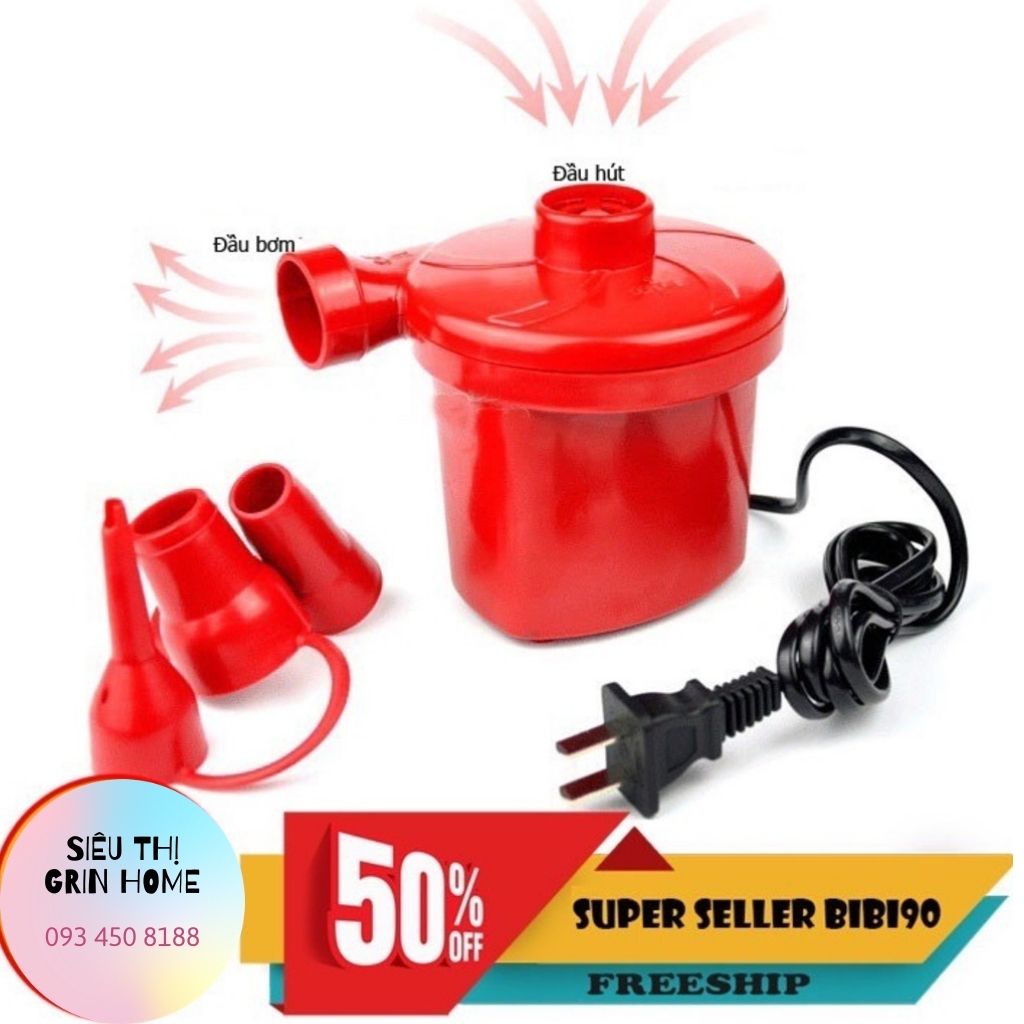 [Trợ giá] Bơm Điện Hai Chiều Cho Bể Bơi, Ghế Hơi, Giường Hơi