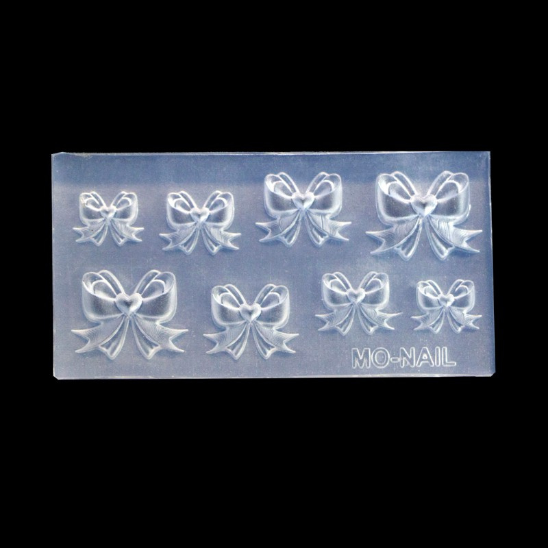 Khuôn Silicone Tạo Hình Nơ Mini Trang Trí Móng Tay