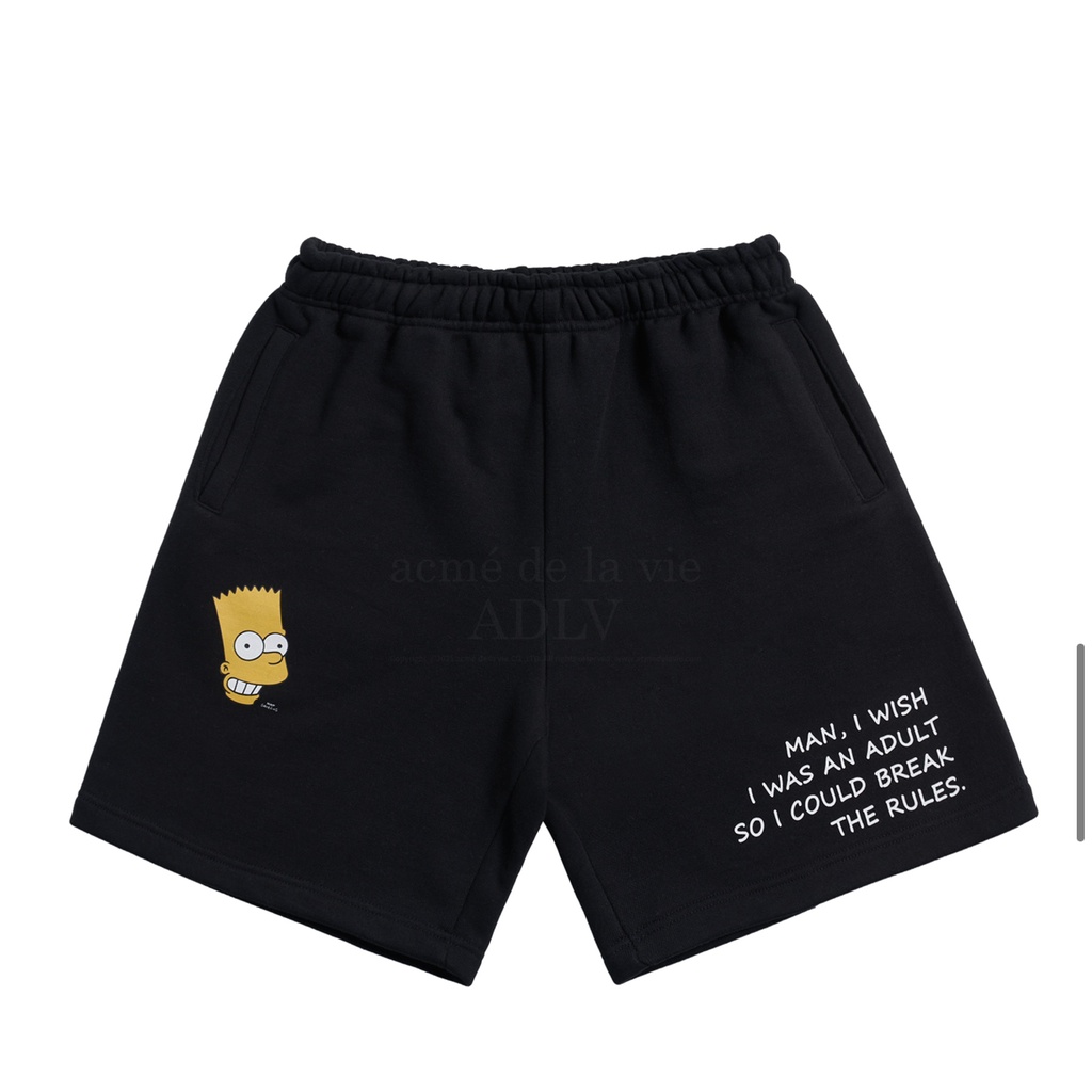 Quần ADLV Bart short đen