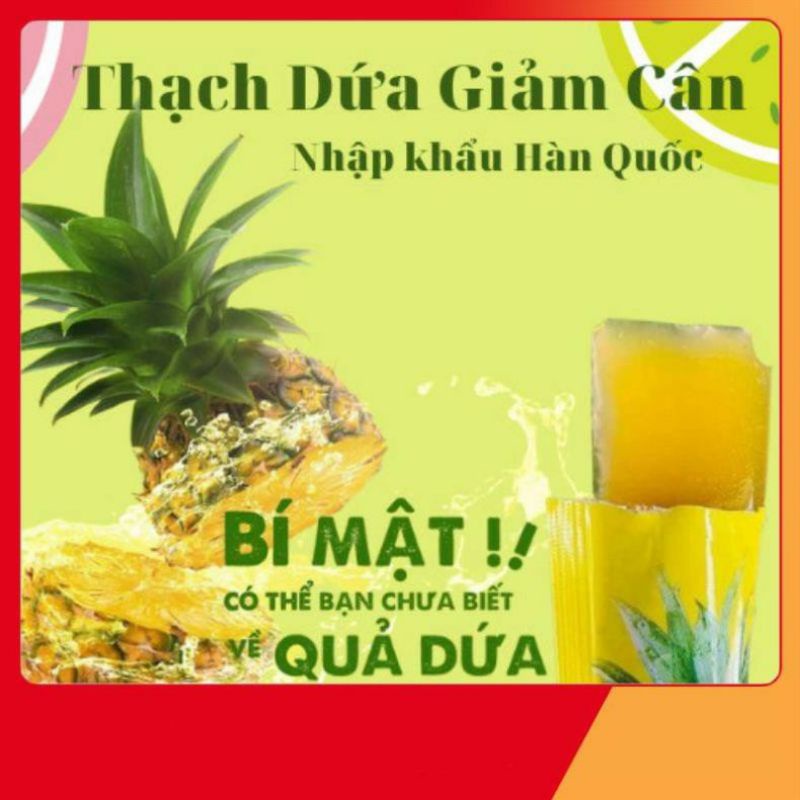 THẠCH DỨA GIẢM CÂN MATXICORP hộp 10 gói(Chính Hãng Tem Chọt))