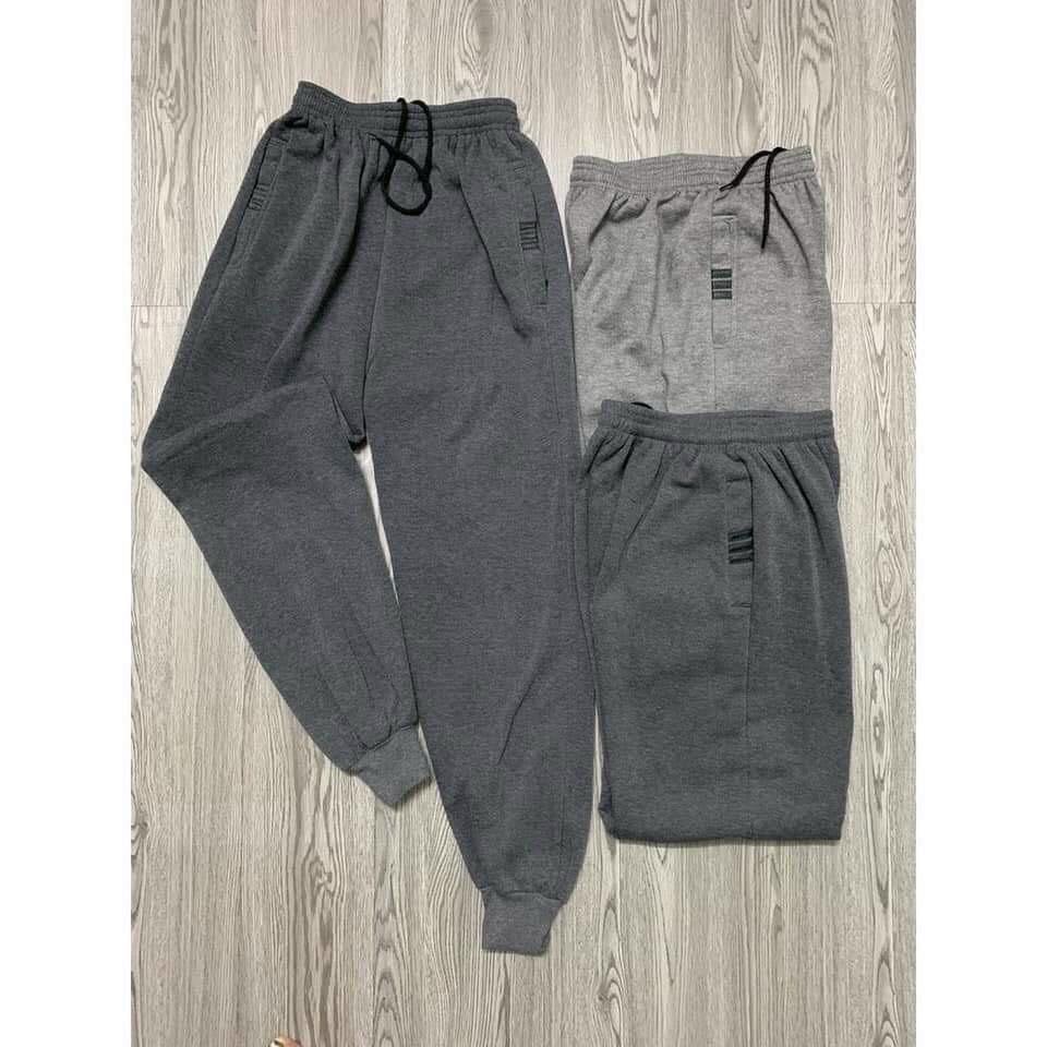 Quần jogger nam nữ chất nỉ bông dày mịn