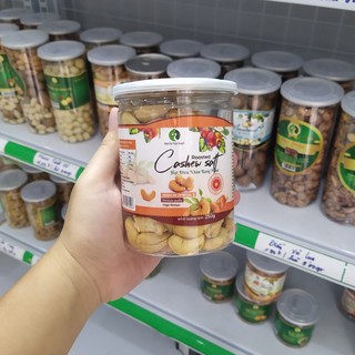 Hạt điều rang muối bình phước tách vỏ hũ 250gr