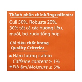 Cà phê rang xay H"ren Culi Robusta 500g